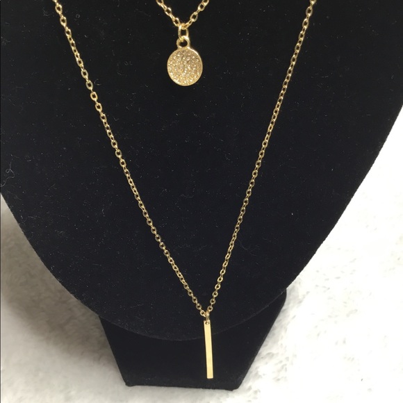 INC 🌸SOLD🌸 High-Low Layered Pendant Necklace - Picture 2 of 8